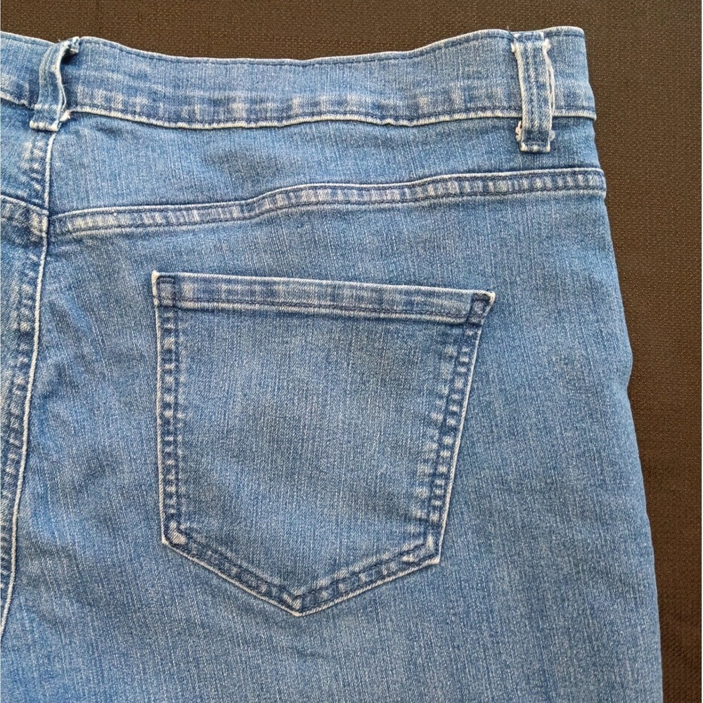 Gloria Vanderbilt Amanda Classic Tapered Jeans Womens 20W Short Medium Wash Blue - Picture 8 of 15